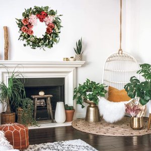 Artificial <strong>Spring</strong> Summer Green <strong>Wreath</strong> Decorate Flower Peony <strong>for</strong> <strong>Front</strong> <strong>Door</strong> Wedding Decoration Home <strong>Door</strong> Christmas Garlands - Product Image 6