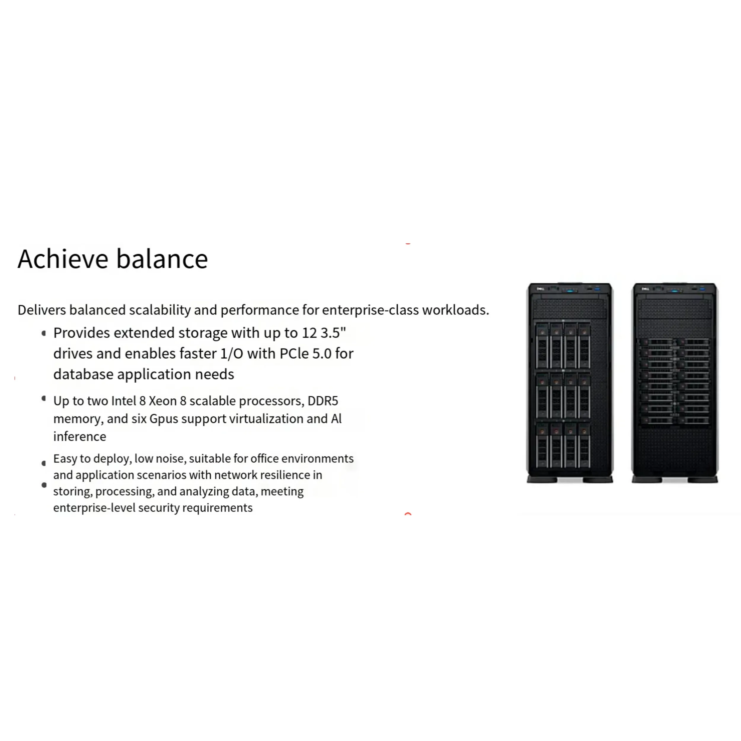 2023 Neue Produktion Original PowerEdge T560 Intel Xeon skalierbarer Dell Tower Server der 3. Generation