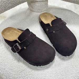 Sandalias <span class=keywords><strong>Birkenstock</strong></span> Personalizadas Tipo Tock, Cómodas, Antideslizantes, Parte Superior de Gamuza, Suela de Corcho, para Otoño, Aire Libre, Playa, <span class=keywords><strong>EVA</strong></span>, para Hombre y <span class=keywords><strong>Mujer</strong></span> - Product Image 3