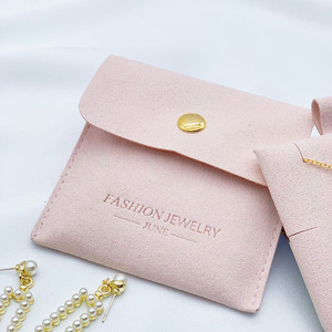 Envelope Jewelry Packaging Bags with Insert Pad Jewelry Pouch Bag and <strong>Box</strong> with Logo for <strong>Earring</strong> <strong>Holder</strong> - Product Image 4