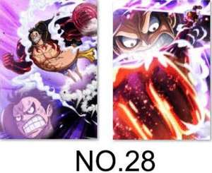 29,5*39,5 CM clásico anime lenticular movimiento pared arte imagen para adolescentes sala de estar una pieza cartel 3D - Product Image 3