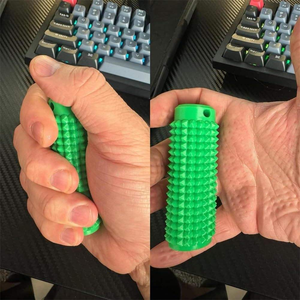 Mini masseur de poche Grippie, jouet anti-stress et anti-anxiété, imprimé en 3D avec effet laser dégradé, pour stimulation positive et soulagement de la douleur, porte-clés - Product Image 6