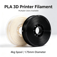 Filament d'imprimante 3D PLA couleur unie 1,75 mm, bobine de 1 kg, teinte vive sans décoloration, impression fluide pour imprimante FDM, vente en gros