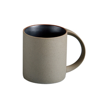 Grès Antique fait à la main en grès, tasse à café ou thé japonais, de haute qualité, 1 pièce
