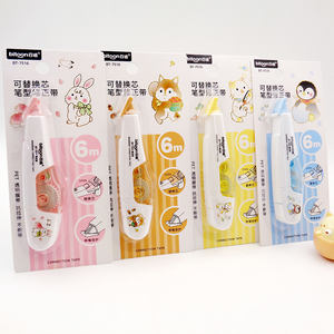 Cinta correctora de núcleo reemplazable de 6M de alta calidad, escritura suave, plástico ecológico duradero Popular para uso estudiantil, venta al por mayor - Product Image 1