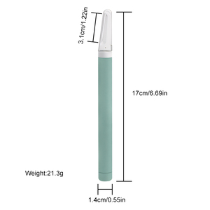 Tái Sử Dụng Dermaplaining Công Cụ 1 Kim Loại Xử Lý + 4 Hộp Mực Nhiều Chất Lượng Cao Nhôm Xử Lý Trên Khuôn Mặt Dao Cạo Lông Mày Tông Đơ - Product Image 5