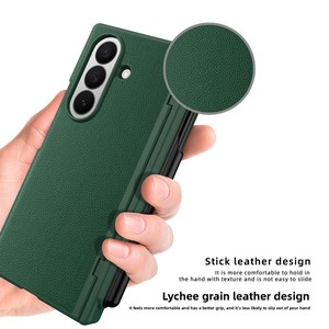 L'usine Huanmin propose une coque de téléphone pliable avec emplacement pour stylo en TPU pour le Samsung Z Fold 7, offrant une protection ultra-fine du châssis central. - Product Image 2