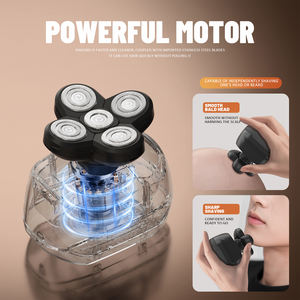 เครื่องโกนหนวดไฟฟ้าสำหรับผู้ชายหัว<span class=keywords><strong>โล้น</strong></span>เครื่องโกนหนวดไฟฟ้าอเนกประสงค์5ฟังก์ชันใน1เครื่องโกนหนวดแบบโรตารีชาร์จได้กันน้ำ - Product Image 3