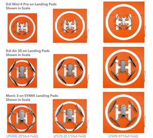 DJI迷你4 Pro/迷你<span class=keywords><strong>3</strong></span> Pro/AIR <span class=keywords><strong>3</strong></span>/Mini <span class=keywords><strong>2</strong></span>/Air 2S/Mavic <span class=keywords><strong>3</strong></span> Pro的无人机着陆垫可折叠双面防水直升机停机坪 - Product Image 3