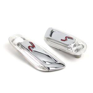 ไฟข้างกันชนหน้า BMW F57 S พร้อมไฟเลี้ยวสีขาว ซ้ายและขวา วัสดุ ABS - Product Image 1