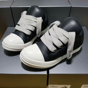OEM High Quality Men's Luxury Black PU Upper Jumbo-Lace Sneakers <b>Big</b> Lace All-Season EVA Midsole Outsole Lining Pu Made in China - Product Image 6