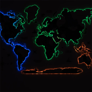 2025 Gỗ Bản Đồ Thế Giới Tường Trang Trí Nội Thất 3D Bằng Gỗ Bản Đồ Thế Giới Câu Đố Trang Trí Nội Thất Bản Đồ Nghệ Thuật Biểu Tượng Tùy Chỉnh Với Ánh Sáng Trang Trí Nội Thất - Product Image 4