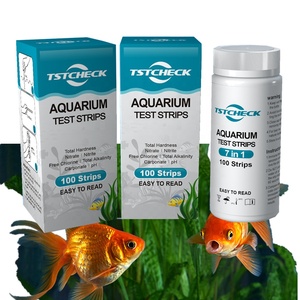 Kit de Prueba de Agua para Peces 7 en 1, Accesorios para Acuarios, Tiras Reactivas de pH - Product Image 1