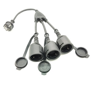 ปลั๊กยุโรปพร้อมเต้ารับ 3 ช่อง 1.5 มม. 230V ABS ปลั๊กพ่วงทนทาน - Product Image 1