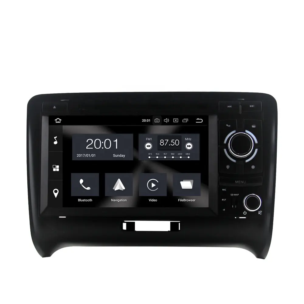 IPS DSP 4G 64G Android 10.0 2 DIN Car DVD GPS For Audi TT MK2 8J 2006 2007 2008 2009 2010 2011 2012 multimedia player radio