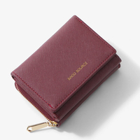 Dompet magnetik wanita merek kustom dompet kulit multifungsi wanita lipat tas kartu sumber SINGO