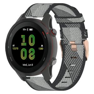 <span class=keywords><strong>Bracelet</strong></span> de montre en nylon de remplacement pour <span class=keywords><strong>Garmin</strong></span> Forerunner 255/255S 18mm 20mm 22mm - Product Image 2