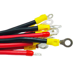 工場価格 ソーラーカスタムカー マリンフレキシブル純銅シリコンバッテリーワイヤーケーブル 25mm2 35mm2 4AWG 6AWG 端子組立セット - Product Image 5
