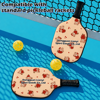 Housse de pickleball personnalisée OEM avec motif imprimé, corps souple et fermeture éclair fluide pour utilisation en extérieur – Usine chinoise