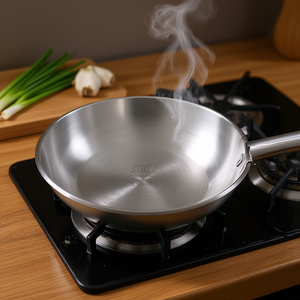 Silit Wuhan Wok Pan de 28 cm de acero inoxidable para cocinar fritos. - Product Image 3