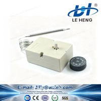 Thermostat à tube capillaire LEHENG F2000, interrupteur de température réglable pour armoire électrique, réfrigérateur, chambre froide