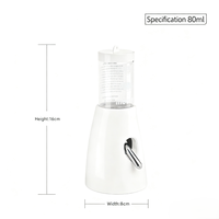 Mangeoire pour animaux de compagnie en plastique solide imperméable anti-goutte anti-fuite portable de qualité supérieure 2 en 1 pour hamster en gros