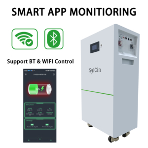 กล่องแบตเตอรี่แนวตั้ง 200Ah 300Ah พร้อม BMS แบบตั้งพื้น DIY พร้อมล้อสำหรับเก็บพลังงาน - Product Image 3