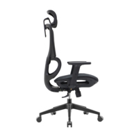 Chaises de bureau exécutives ergonomiques pivotantes à hauteur réglable, entièrement en maille, avec soutien lombaire, chaise de bureau en Chine