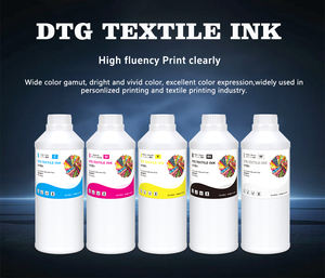 صبغة حبر Winnerjet بالألوان CMY BK بيضاء ممتازة DTG لـ Epson Dx5 Dx7 R330 ، R2000 I3200 - Product Image 5