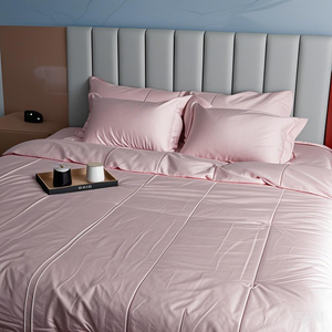 Customized Luxury Hotel Bedding Set 100% Cotton Deep Pocket with 2 Pillow Shams Plain <strong>Floral</strong> Pattern <strong>Fitted</strong> <strong>Sheet</strong> for Home Use - Product Image 5