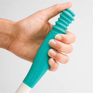 Ensemble de brosse de toilette jetable Innowell en silicone pour le nettoyage de la salle de bain avec 8 têtes d'éponge désinfectantes de rechange - Product Image 3