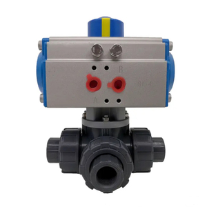 1/2 "3/4" 1 "2" uPVC cpvc pph PPR hóa chất nhựa đôi Công Đoàn 2 cách PVC khí nén bóng van - Product Image 6