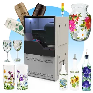 All Color 360 Degree Print Printing tin ceramic acrylic glass candle vase cylinders bottle printing machine