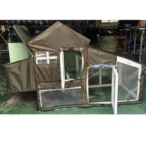 Plastic cover for chicken coop
