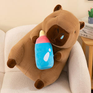 Adorables peluches de capybara douces et moelleuses, peluches kawaii en gros, jouets en peluche pour enfants - Product Image 4