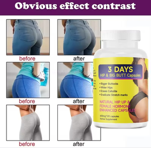 Pilules Maca Plus Booster les plus vendues – Produit ultime pour l'agrandissement des fesses et des hanches – Capsules pour des hanches rebondies et un fessier volumineux en 3 jours – Pour adultes - Product Image 5