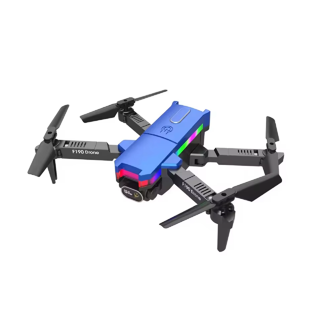 Wholesale F190C Dual Battery 4K UHD FPV Foldable RC Quadcopter Drone with LED Lights Aluminum Alloy Brushless Motor