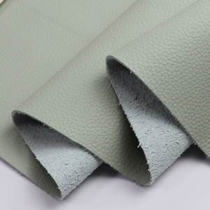 Cuoio riciclato 1.7mm di alta qualità Eco Friendly legato in pelle floccato PU e PVC cuoio per <span class=keywords><strong>scarpe</strong></span> e borse che fanno - Product Image 2