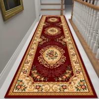 Tapis imprimé en 3D de luxe léger de style européen tapis de couloir d'hôtel tapis complet impression 3D tapis de sol commercial mur à mur