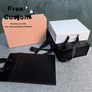 Custom Bio-Degradable Holiday Dressing <b>Gift</b> <b>Box</b> UV Coating Varnishing Matt Glossy Lamination Recycled Materials Embossing - Product Image 1