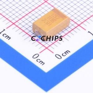 ตัวเก็บประจุแทนทาลัม T495D157K010ATE100 รุ่น CASE-D-7343 ( ความจุ: 150uF )( ความแม่นยำ: 10%) แรงดันไฟฟ้าที่กำหนด: 10V - Product Image 1