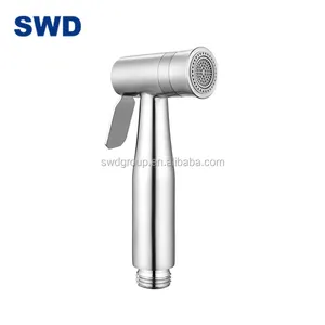 China SWD jato Portátil titular do chuveiro de água doce set 304 aço inoxidável mão shattaf bidé sanita pulverizador