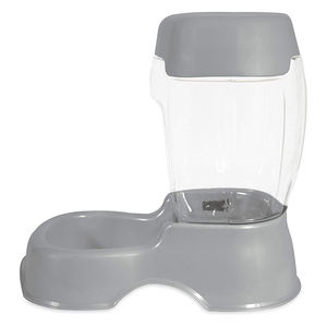 Tempat makan kucing minum anjing air hewan peliharaan lambat mangkuk tempat makan hewan peliharaan pintar kapasitas mutiara Tan tempat makan perjalanan hewan peliharaan - Product Image 4