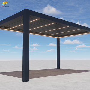 Pergolas Bioclimatiques Électriques <span class=keywords><strong>6x3</strong></span> m Bases pour Pergola en Lames d'Aluminium - Product Image 5