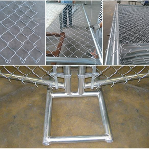 Outdoor Temporary Fence Galvanized Wire,<strong>crowd</strong> <strong>Control</strong> <strong>Barrier</strong> and Chain Link Fence for Sale American Metal Steel Garden Fence - Product Image 2