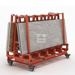 Tùy chỉnh Đá Nhân Tạo thiêu kết slab một khung giá thép Đá Cẩm Thạch <span class=keywords><strong>Granite</strong></span> mẫu bằng gỗ thạch anh hiển thị đứng - Product Image 1