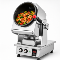 Mesin Pengaduk Otomatis Industri Tipe Gas Robot Masak Efisiensi Tinggi dengan Desain Mudah Dimiringkan untuk Kantin Komersial