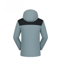 Veste à capuche imperméable coupe-vent isolée à coque rigide, avec rembourrage en duvet de coton intégré personnalisé pour la randonnée, le camping et les aventures en plein air