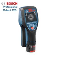 Detector de Pared Bosch D-tect120, Localizador de Varillas de Acero, Tuberías de Cobre y Plástico, Escáner de Cables Eléctricos, Detector de Seguridad para Perforación Previa