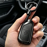 Étui de protection complet en alliage premium pour clés, compatible avec Volkswagen Jetta GTI Passat Golf Bora Polo Tiguan Touareg
